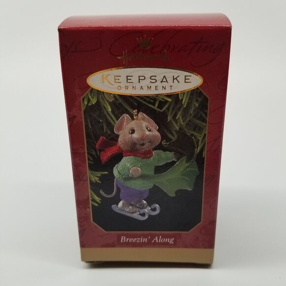 Hallmark Keepsake Other - Hallmark BREEZIN' ALONG Mouse on Skates Keepsake Ornament w/ Box~NEW 1997